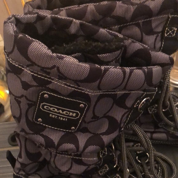 Authentic Coach weather boots. - Picture 3 of 12